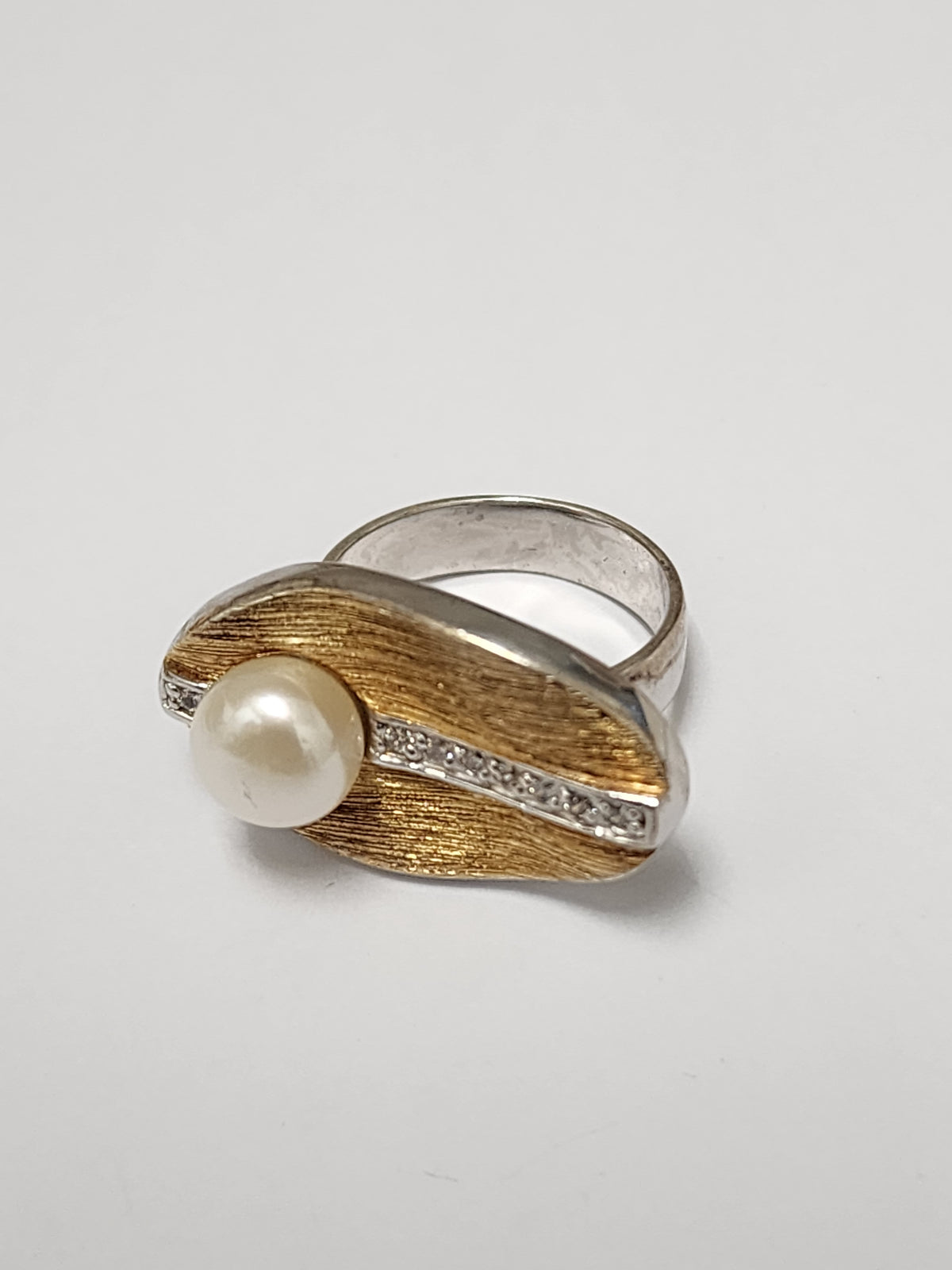 Bague Or et Argent - 925 Plaqué Or 18K